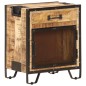 vidaXL Mesita de noche madera maciza de mango sin tratar 43x30x51 cm vidaXL Mesita de noche madera maciza de mango sin tratar 43x30x51 cm