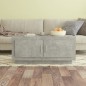 vidaXL Mesa de centro madera contrachapada gris hormigón 102x50x45 cm vidaXL Mesa de centro madera contrachapada gris hormigón 102x50x45 cm