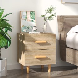 vidaXL Mesita de noche color roble Sonoma 40x35x47,5 cm