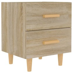 vidaXL Mesita de noche color roble Sonoma 40x35x47,5 cm