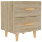 vidaXL Mesita de noche color roble Sonoma 40x35x47,5 cm vidaXL Mesita de noche color roble Sonoma 40x35x47,5 cm