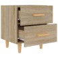 vidaXL Mesita de noche color roble Sonoma 40x35x47,5 cm vidaXL Mesita de noche color roble Sonoma 40x35x47,5 cm