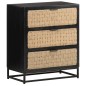 vidaXL Aparador de madera maciza de mango 60x35x70 cm vidaXL Aparador de madera maciza de mango 60x35x70 cm