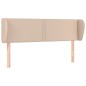 vidaXL Cabecero de cuero sintético color capuchino 147x23x78/88 cm vidaXL Cabecero de cuero sintético color capuchino 147x23x78/88 cm