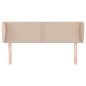 vidaXL Cabecero de cuero sintético color capuchino 147x23x78/88 cm vidaXL Cabecero de cuero sintético color capuchino 147x23x78/88 cm