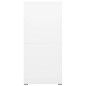 vidaXL Armario archivador de acero blanco 46x62x133 cm vidaXL Armario archivador de acero blanco 46x62x133 cm