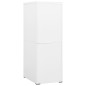 vidaXL Armario archivador de acero blanco 46x62x133 cm vidaXL Armario archivador de acero blanco 46x62x133 cm