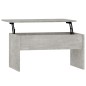 vidaXL Mesa de centro contrachapada gris hormigón 80x50,5x41,5 cm vidaXL Mesa de centro contrachapada gris hormigón 80x50,5x41,5 cm