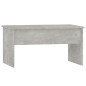 vidaXL Mesa de centro contrachapada gris hormigón 80x50,5x41,5 cm vidaXL Mesa de centro contrachapada gris hormigón 80x50,5x41,5 cm