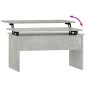 vidaXL Mesa de centro contrachapada gris hormigón 80x50,5x41,5 cm vidaXL Mesa de centro contrachapada gris hormigón 80x50,5x41,5 cm