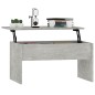 vidaXL Mesa de centro contrachapada gris hormigón 80x50,5x41,5 cm vidaXL Mesa de centro contrachapada gris hormigón 80x50,5x41,5 cm