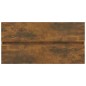 vidaXL Mueble lavabo madera contrachapada roble ahumado 90x38,5x45cm