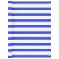 vidaXL Toldo para balcón HDPE azul y blanco 120x400 cm vidaXL Toldo para balcón HDPE azul y blanco 120x400 cm