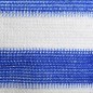 vidaXL Toldo para balcón HDPE azul y blanco 120x400 cm vidaXL Toldo para balcón HDPE azul y blanco 120x400 cm