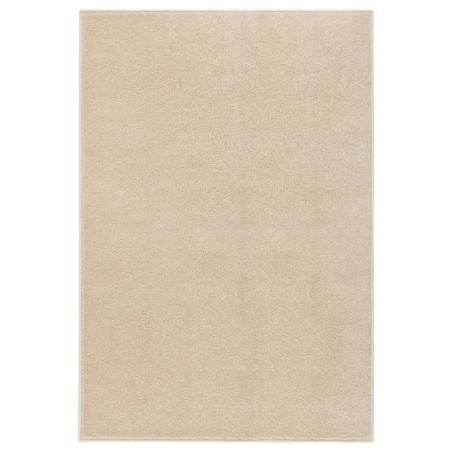vidaXL Alfombra de pelo corto beige 200x290 cm