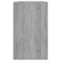 vidaXL Aparador de madera de ingeniería gris Sonoma 120x41x75 cm vidaXL Aparador de madera de ingeniería gris Sonoma 120x41x75 cm