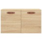 vidaXL Armario de pared madera ingeniería roble Sonoma 60x36,5x35 cm vidaXL Armario de pared madera ingeniería roble Sonoma 60x36,5x35 cm