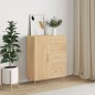 vidaXL Aparador de madera de ingeniería roble Sonoma 69,5x34x90 cm vidaXL Aparador de madera de ingeniería roble Sonoma 69,5x34x90 cm
