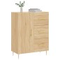 vidaXL Aparador de madera de ingeniería roble Sonoma 69,5x34x90 cm vidaXL Aparador de madera de ingeniería roble Sonoma 69,5x34x90 cm