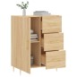 vidaXL Aparador de madera de ingeniería roble Sonoma 69,5x34x90 cm vidaXL Aparador de madera de ingeniería roble Sonoma 69,5x34x90 cm