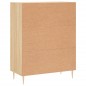 vidaXL Aparador de madera de ingeniería roble Sonoma 69,5x34x90 cm vidaXL Aparador de madera de ingeniería roble Sonoma 69,5x34x90 cm