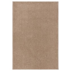 vidaXL Alfombra de pelo corto marrón 160x230 cm