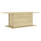 vidaXL Mesa de centro madera de ingeniería roble Sonoma 102x55,5x40 cm