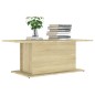 vidaXL Mesa de centro madera de ingeniería roble Sonoma 102x55,5x40 cm