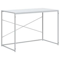 vidaXL Escritorio de ordenador madera ingeniería blanco 110x60x70 cm