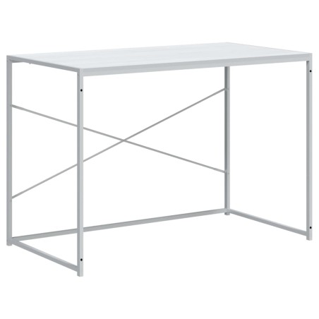 vidaXL Escritorio de ordenador madera ingeniería blanco 110x60x70 cm