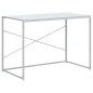 vidaXL Escritorio de ordenador madera ingeniería blanco 110x60x70 cm