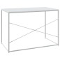 vidaXL Escritorio de ordenador madera ingeniería blanco 110x60x70 cm