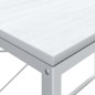 vidaXL Escritorio de ordenador madera ingeniería blanco 110x60x70 cm