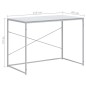 vidaXL Escritorio de ordenador madera ingeniería blanco 110x60x70 cm