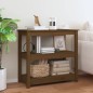 vidaXL Mesa consola de madera maciza de pino marrón miel 80x40x74 cm vidaXL Mesa consola de madera maciza de pino marrón miel 80x40x74 cm