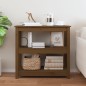 vidaXL Mesa consola de madera maciza de pino marrón miel 80x40x74 cm vidaXL Mesa consola de madera maciza de pino marrón miel 80x40x74 cm