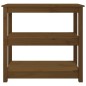 vidaXL Mesa consola de madera maciza de pino marrón miel 80x40x74 cm vidaXL Mesa consola de madera maciza de pino marrón miel 80x40x74 cm