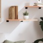 vidaXL Estante de pared madera maciza de roble sin tratar 40x60x2 cm vidaXL Estante de pared madera maciza de roble sin tratar 40x60x2 cm