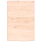 vidaXL Estante de pared madera maciza de roble sin tratar 40x60x2 cm vidaXL Estante de pared madera maciza de roble sin tratar 40x60x2 cm