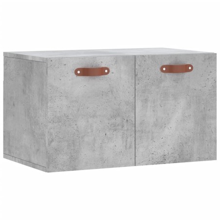 vidaXL Armario de pared madera ingeniería gris hormigón 60x36,5x35 cm
