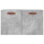 vidaXL Armario de pared madera ingeniería gris hormigón 60x36,5x35 cm vidaXL Armario de pared madera ingeniería gris hormigón 60x36,5x35 cm