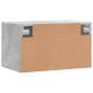 vidaXL Armario de pared madera ingeniería gris hormigón 60x36,5x35 cm vidaXL Armario de pared madera ingeniería gris hormigón 60x36,5x35 cm