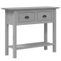 vidaXL Mesa consola BODO madera maciza de pino gris 90x34,5x73 cm vidaXL Mesa consola BODO madera maciza de pino gris 90x34,5x73 cm