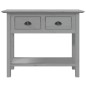 vidaXL Mesa consola BODO madera maciza de pino gris 90x34,5x73 cm vidaXL Mesa consola BODO madera maciza de pino gris 90x34,5x73 cm