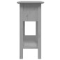 vidaXL Mesa consola BODO madera maciza de pino gris 90x34,5x73 cm vidaXL Mesa consola BODO madera maciza de pino gris 90x34,5x73 cm