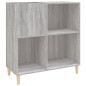vidaXL Mueble discos madera contrachapada gris Sonoma 84,5x38x89 cm vidaXL Mueble discos madera contrachapada gris Sonoma 84,5x38x89 cm
