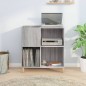 vidaXL Mueble discos madera contrachapada gris Sonoma 84,5x38x89 cm vidaXL Mueble discos madera contrachapada gris Sonoma 84,5x38x89 cm