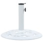 vidaXL Base de sombrilla de hierro fundido blanco 9 kg 40 cm vidaXL Base de sombrilla de hierro fundido blanco 9 kg 40 cm