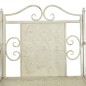 vidaXL Banco de 2 asientos 161 cm acero blanco vidaXL Banco de 2 asientos 161 cm acero blanco