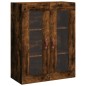 vidaXL Aparador alto madera contrachapada roble ahumado 69,5x34x180 cm vidaXL Aparador alto madera contrachapada roble ahumado 69,5x34x180 cm